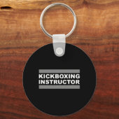Kickboxing Instructor  Schlüsselanhänger (Vorderseite)
