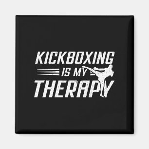 Kickboxing ist meine Therapie Kick Boxing Sport Lo Magnet