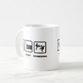 Kickboxing Kaffeetasse (Vorderseite Links)