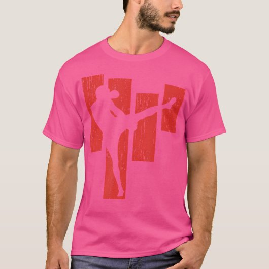 Kickboxing-Kampfkünste für Kickboxer T-Shirt (Vorderseite)