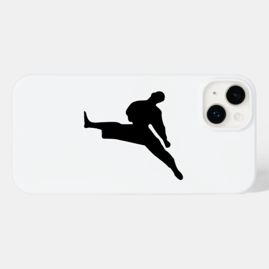 Kickboxing - Karate iPhone Case (Rückseite (Horizontal))