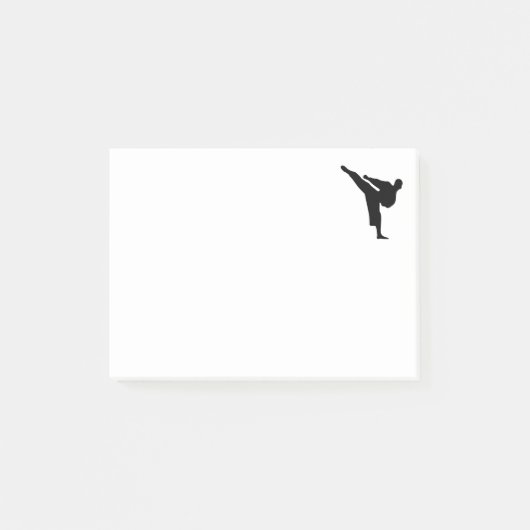 Kickboxing - Karate Post-it-Notizen Post-it Klebezettel (Vorderseite)