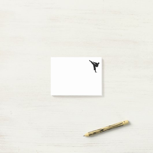 Kickboxing - Karate Post-it-Notizen Post-it Klebezettel (Auf Schreibtisch)