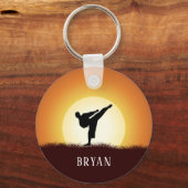 Kickboxing - Karate Schlüsselanhänger (Vorderseite)