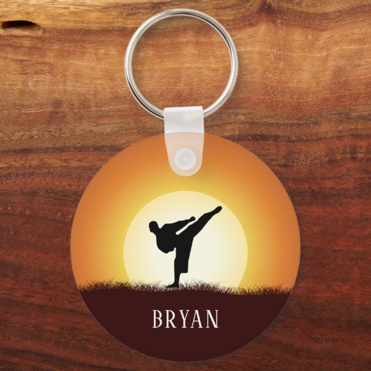 Kickboxing - Karate Schlüsselanhänger (Vorderseite)