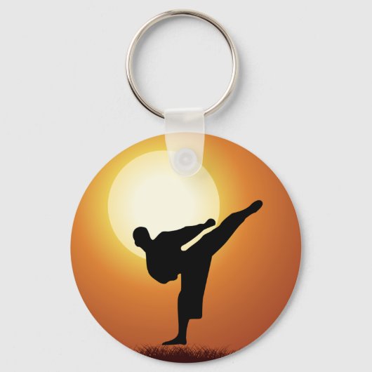 Kickboxing - Karate Schlüsselanhänger (Vorderseite)