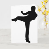 Kickboxing Karte (Gelbe Blume)