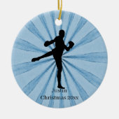 Kickboxing Keramik Ornament (Vorne)