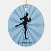 Kickboxing Keramik Ornament (Links)