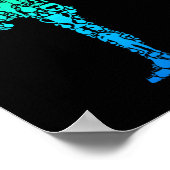 Kickboxing Kickboxer Karate Kids Boys Men  Poster (Ecke)