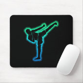 Kickboxing Kickboxer Karate Taekwondo Kids Boys Me Mousepad (Mit Mouse)