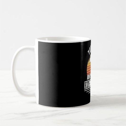 Kickboxing Kickboxer Martial Arts Boxer Sparring Kaffeetasse (Links)