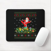 Kickboxing Martial Art Lover Xmas Ugly Kickboxing Mousepad (Mit Mouse)