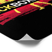 Kickboxing Martial Arts  Poster (Ecke)