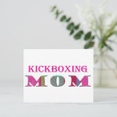 Kickboxing, Mom Postkarte (Stehend Vorderseite)