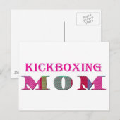 Kickboxing, Mom Postkarte (Vorne/Hinten)