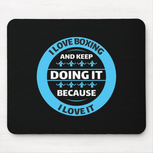 Kickboxing Muay Thai Boxing _2  Mousepad (Vorne)