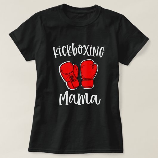 Kickboxing Mutter Womens Boxing Class Gift T-Shirt (Design vorne)