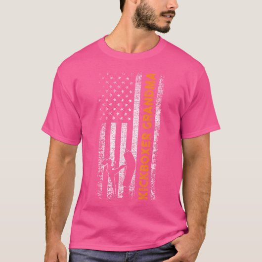 Kickboxing Oma T-Shirt (Vorderseite)