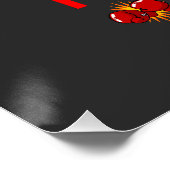 Kickboxing-T-Shirt | Muay Thai Shirt | Durchführun Poster (Ecke)