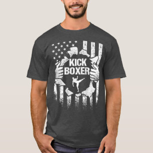 Kickboxing Tauschboxen Kick Boxing Workout Druck T-Shirt