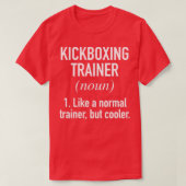 Kickboxing-Trainer definiert T-Shirt (Design vorne)