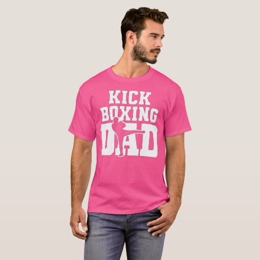 Kickboxing-Vater T-Shirt (Vorne ganz)