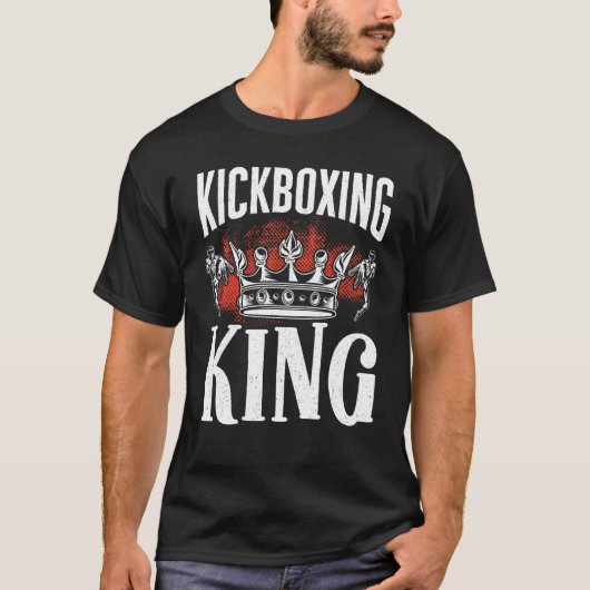 Kickboxing Vintage Kickboxing King T-Shirt (Vorderseite)