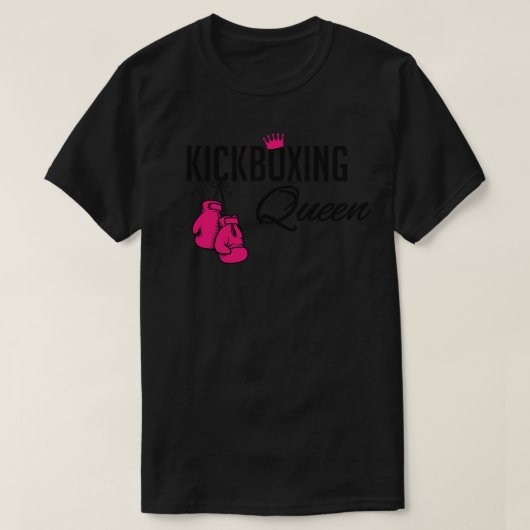 Kickboxkönigin T-Shirt (Design vorne)