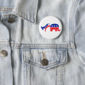 Kick'em Dems! Button (Beispiel)