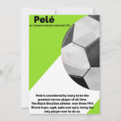 Kicken Sie es 2 Geburtstagskarte Einladung (Rückseite)