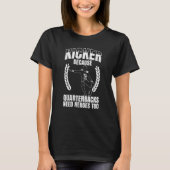 Kicker Because Quaterbacks Need Heroes Too America T-Shirt (Vorderseite)