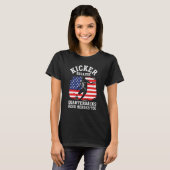 Kicker Because Quaterbacks Need Heroes Too America T-Shirt (Vorne ganz)