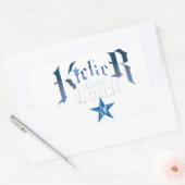 Kicker-Logo Rechteckiger Aufkleber (Umschlag)