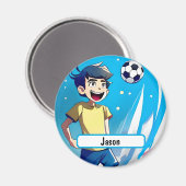 Kicker-Magnet mit anpassbarer Nametag Magnet (Vorderseite/Rückseite)