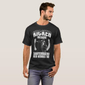 Kicker, weil Quaterbacks Helden zu Amerika brauche T-Shirt (Vorne ganz)