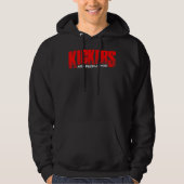 Kickers Are People Too Hoodie (Vorderseite)