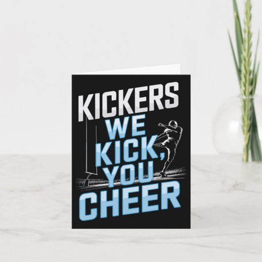 Kickers We Kick Karte (Vorderseite)