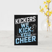Kickers We Kick Karte (Gelbe Blume)