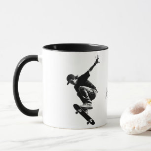 Kickflip auf die Lunerbahn Tasse