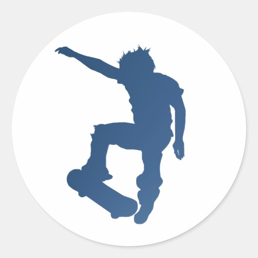 KICKFLIP-Aufkleber Runder Aufkleber (Vorderseite)