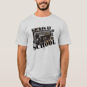 Kickin es alte Schule T-Shirt