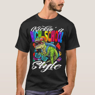 Kickin' es High School Stil zurück zur Schule Mons T-Shirt