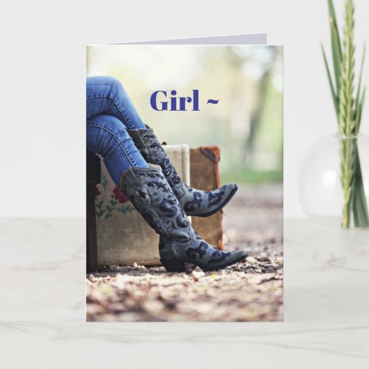 KICKIN HAPPY BIRTHDAY CARD DANKESKARTE (Vorderseite)