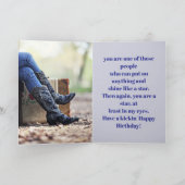 KICKIN HAPPY BIRTHDAY CARD DANKESKARTE (Innenseite)