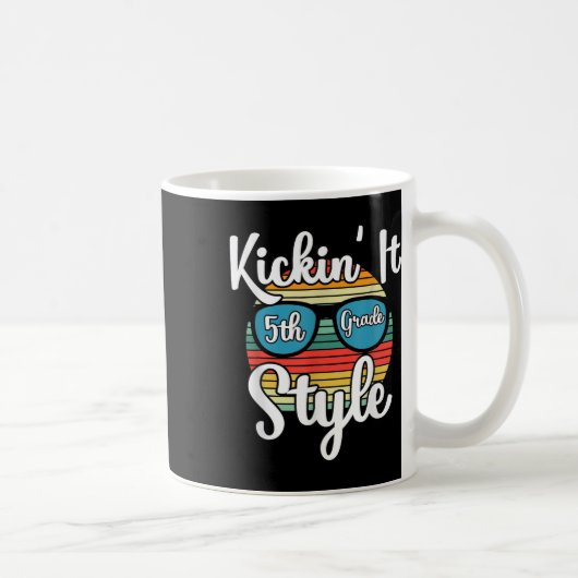 Kickin 'It 5. Klasse im Byck-To-School-Elementarst Kaffeetasse (Rechts)