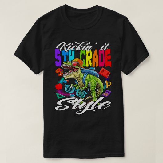 Kickin' it 5. Klasse Style Back to School Monster T-Shirt (Design vorne)