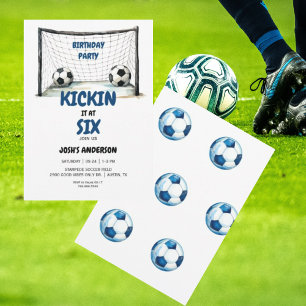 Kickin it beim 6. Fußball-Geburtstagsfest II Einladung
