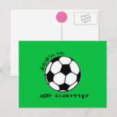 Kickin' it @ Camp Postkarte (Vorne/Hinten)