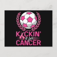 Kickin it for Cancer Soccer Pink Ribbon Breast Can